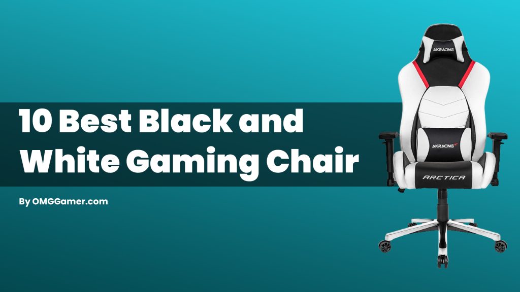 Black and White Gaming Chair