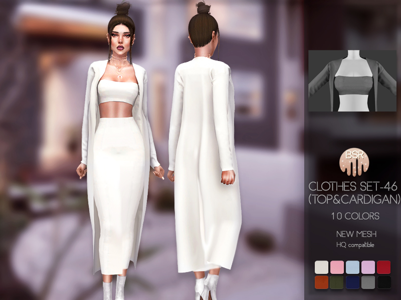 60+ Ultimate SIMS 4 Clothes CC Pack For Gamers in 2025 18 CLOTHES TOP AND CARDIGAN SET 46 BD179 BY BUSRA TR