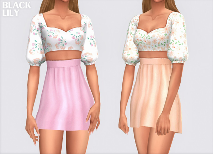 60+ Ultimate SIMS 4 Clothes CC Pack For Gamers in 2025 16 ELLE DRESS BY BLACK LILY