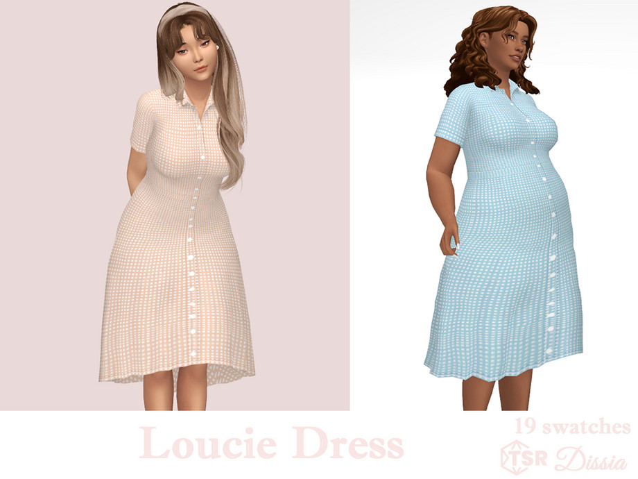 60+ Ultimate SIMS 4 Clothes CC Pack For Gamers in 2025 57 LOUCIE DRESS BY DISSIA