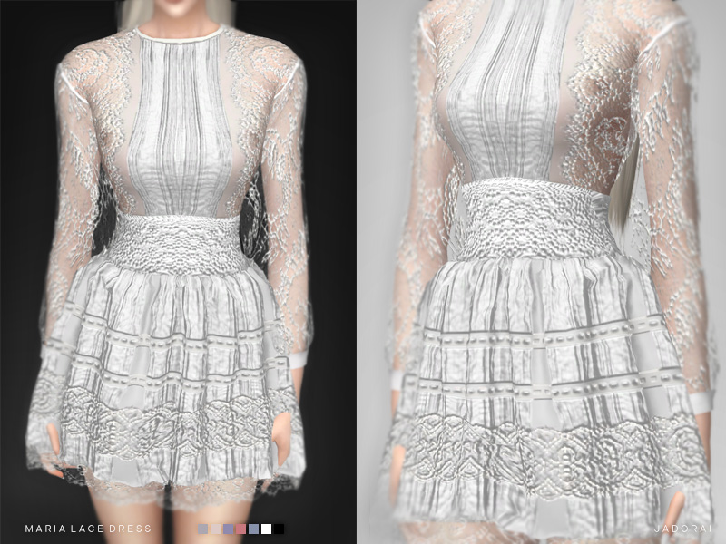 60+ Ultimate SIMS 4 Clothes CC Pack For Gamers in 2025 52 SIMS 4 MARIA DRESS BY JADORAI