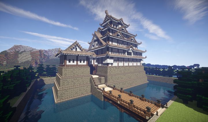 Minecraft Japanese Temple Designs