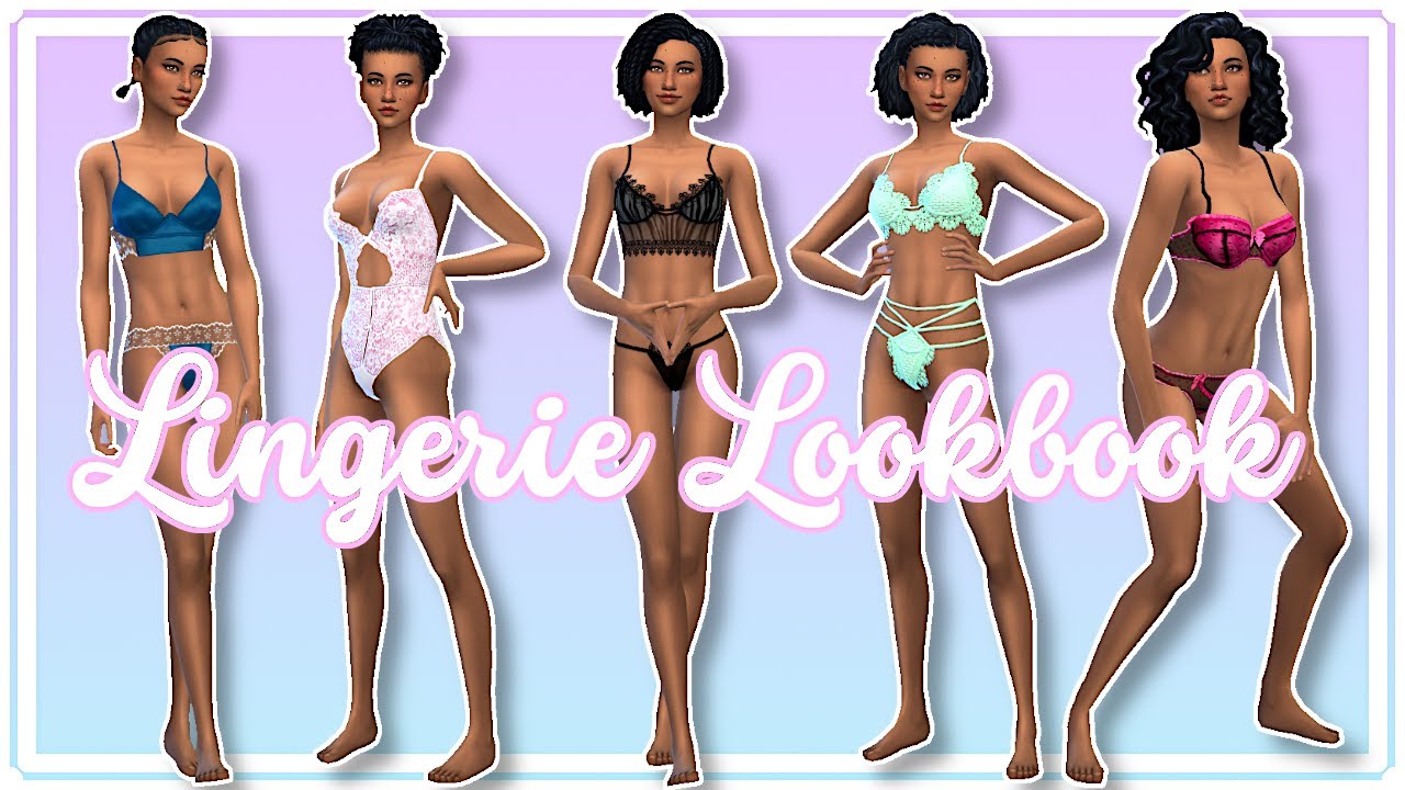 SIMS 4 Lingerie cc pack