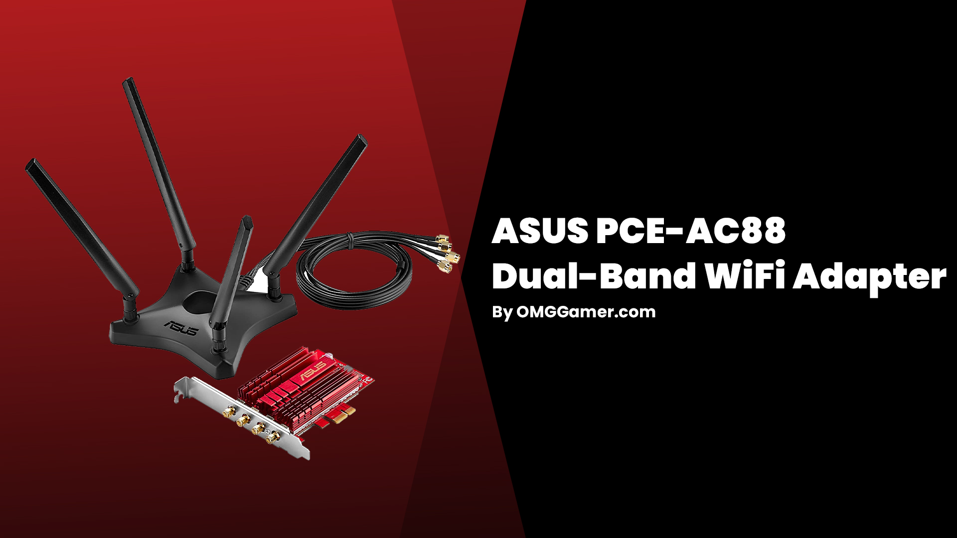 ASUS PCE-AC88 Dual-Band WiFi Adapter ASUS PCE-AC88 Dual-Band WiFi Adapter