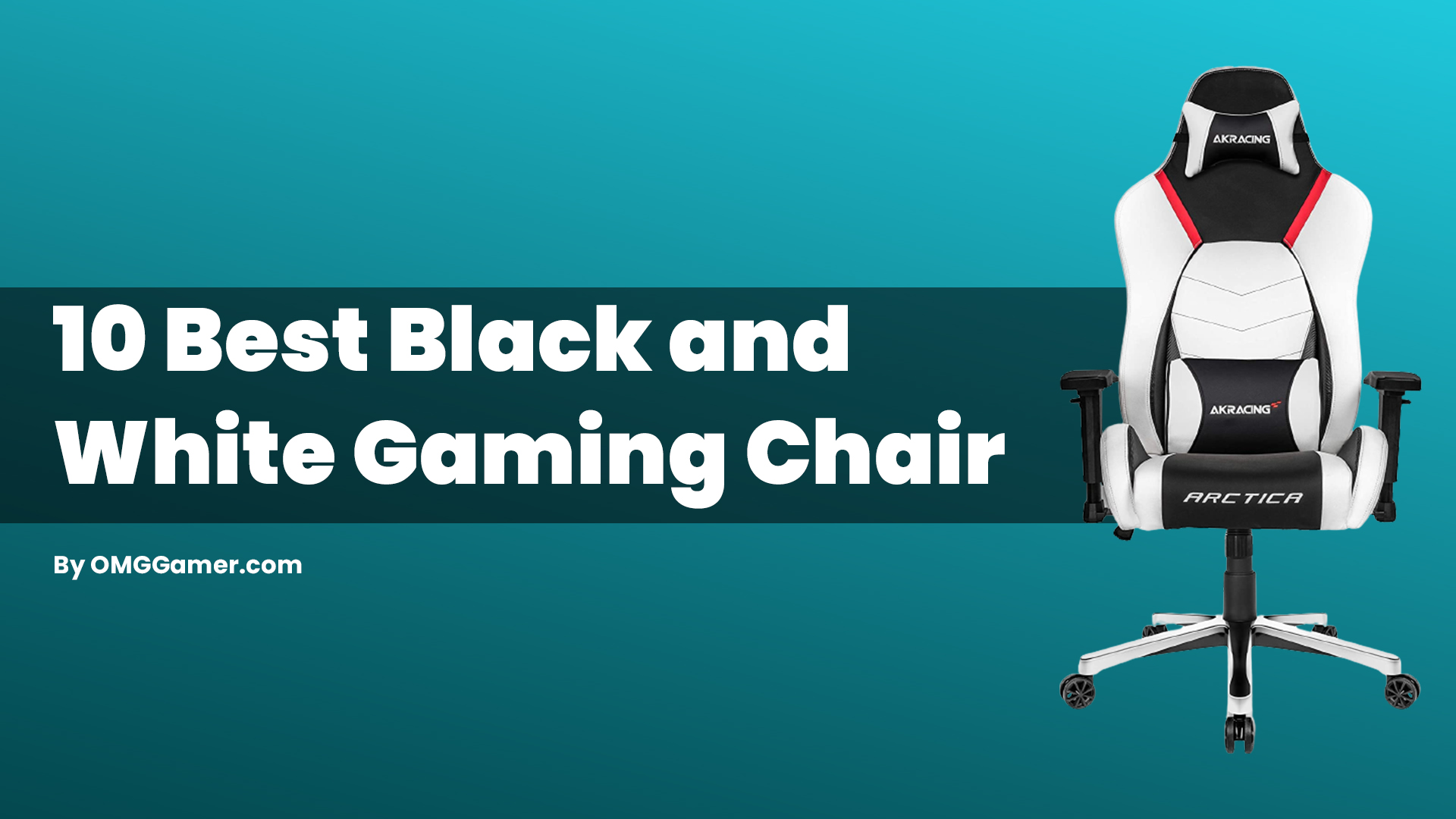 Black and White Gaming Chair