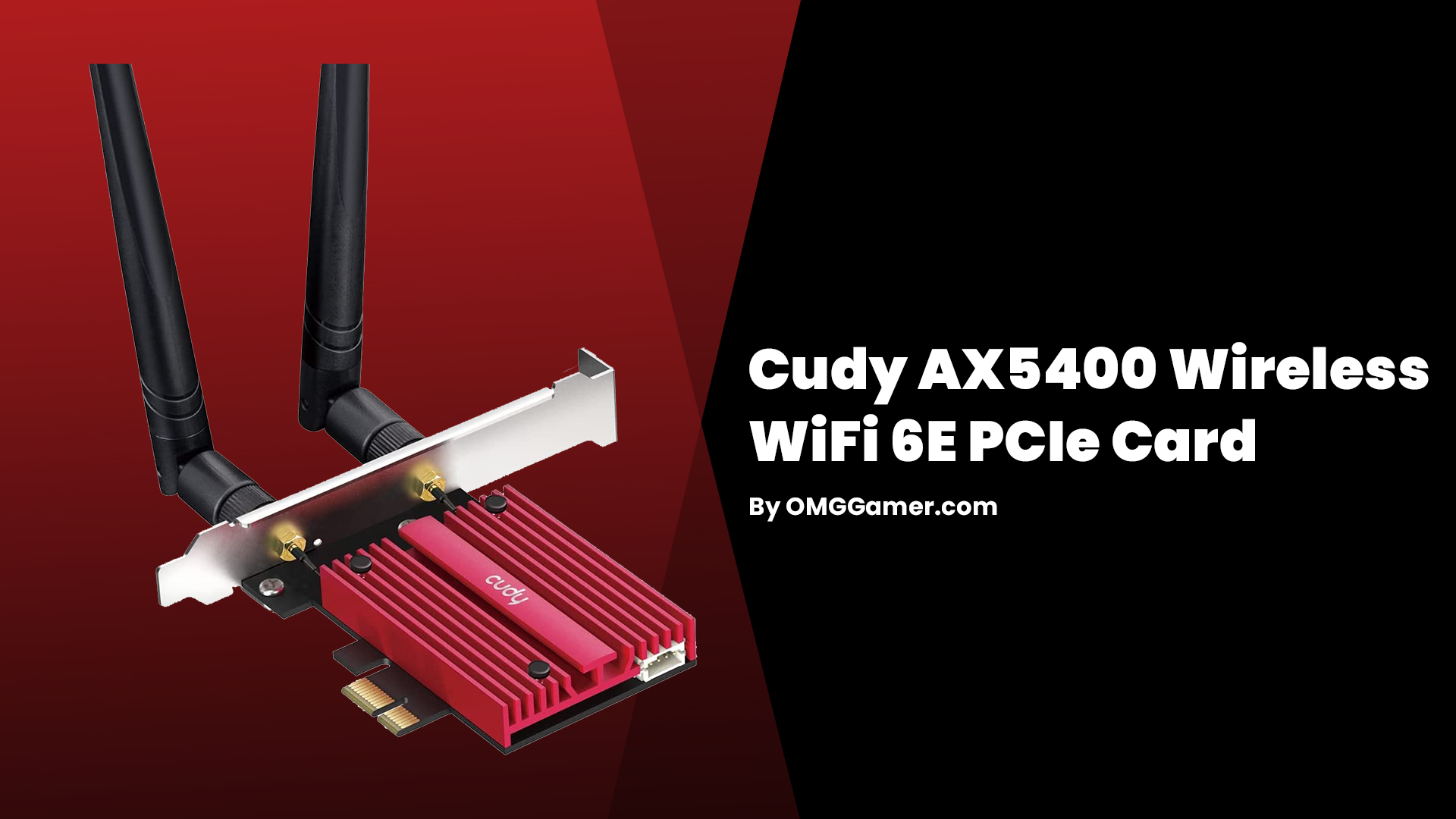Cudy AX5400 Wireless WiFi 6E PCIe Card Cudy AX5400 Wireless WiFi 6E PCIe Card