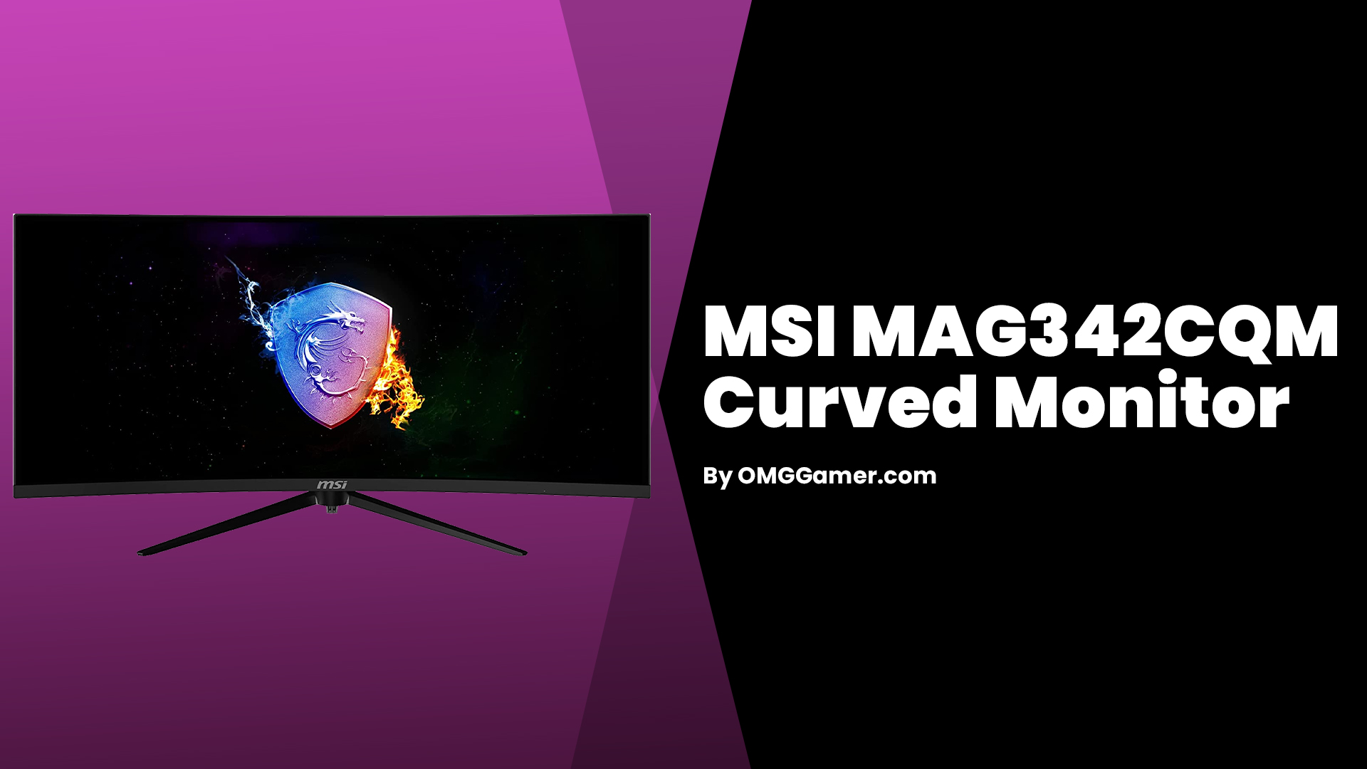 MSI MAG342CQM Curved Monitor MSI MAG342CQM Curved Monitor
