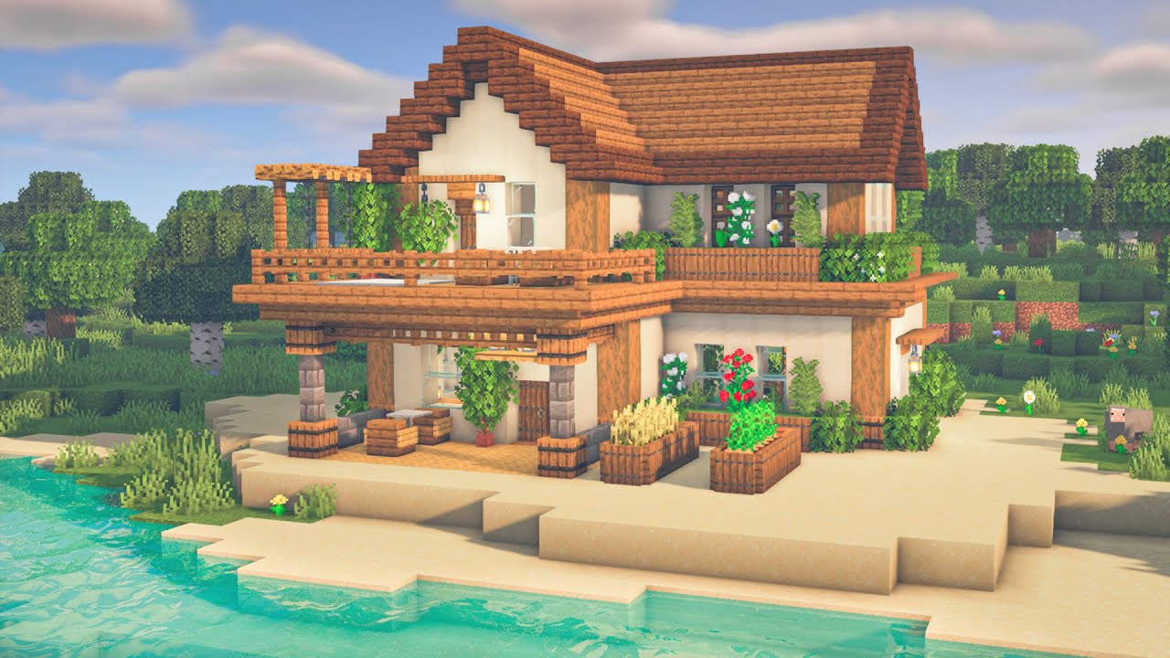 100+ Best Minecraft Beach House Design Ideas in 2025