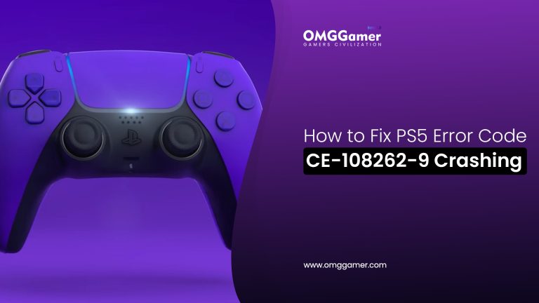 [SOLVED] How to Fix PS5 Error Code CE-108262-9 Crashing