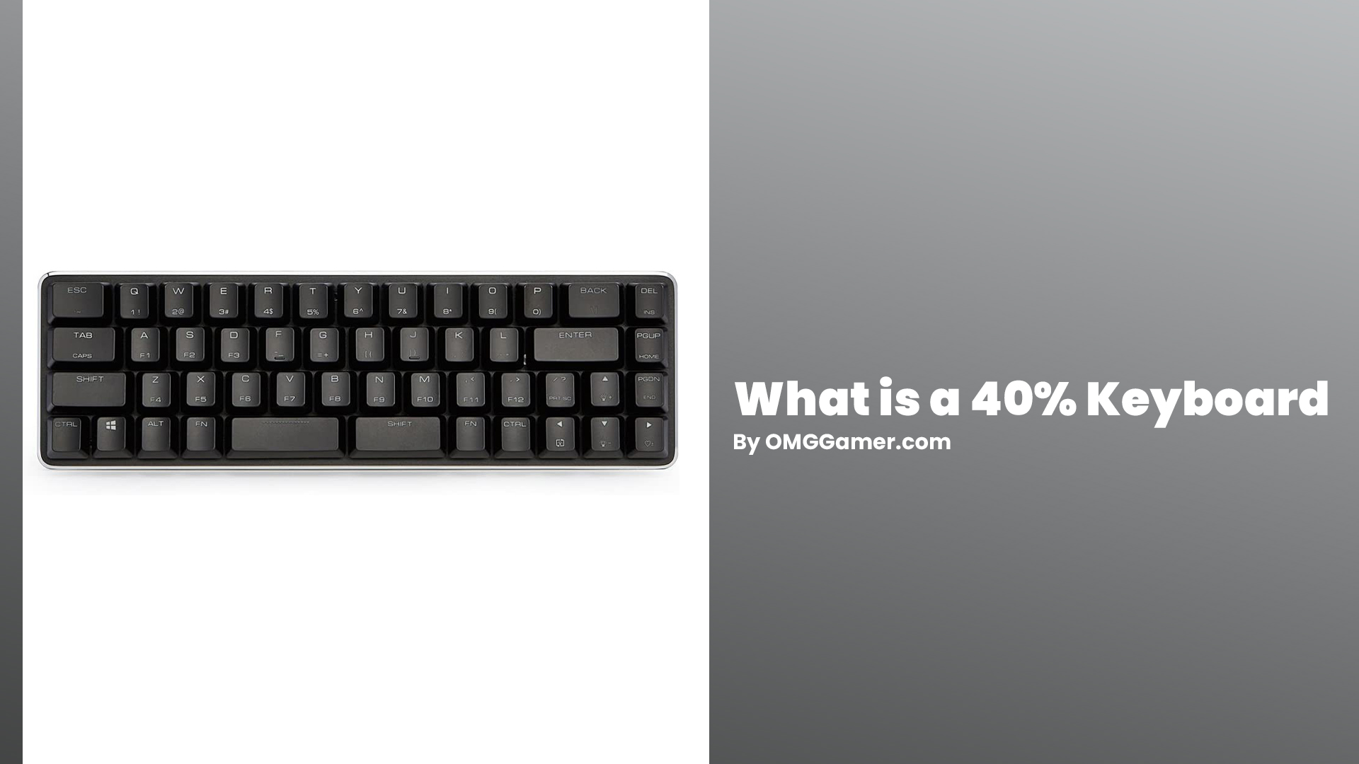 What is a 40% Keyboard What is a 40% Keyboard